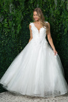 Style: JR930 Nox Anabel Sizes 2-20 White Wedding Dress Princess Ball Gown Plus Sizes 18W & 22W