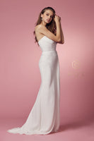 Style: E1005W Nox Anabel Bridal Gown White Dress Sizes 2-16 Destination Beach Wedding