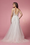 Style: E442 Nox Anabel Beautifully Designed Dress Wedding Gown Lace Bodice