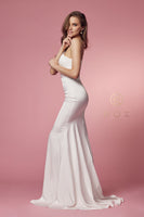 Style: E483 Nox Anabel Destination & Casual White Sizes 2-16 Bridal Cotillion