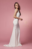 Style: E483 Nox Anabel Destination & Casual White Sizes 2-16 Bridal Cotillion