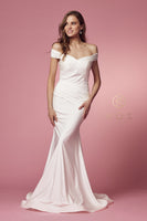 Style: E497W Nox Anabel A-Line Bridal Destination White Wedding Gown Dress