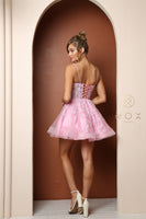 Style: H771 Short Baby Doll Dress 00-16 Pink Barbie