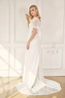 Style: JE927 Nox Anabel Bridal Wedding Gown Dress with Train White Sizes 2-16