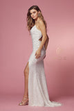 Style: R1031W Versatile White Dress Gown Pageant Wedding Prom Destination Sizes 2-16