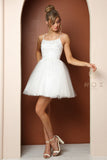 Style: T718 Homecoming Dance Baby Doll Dress Short Sizes 2-16 Lilac, Navy, Powder Blue, and White