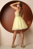 Style: T724 Homecoming Dress Short Sizes 00-16 Corn Flower, Lemon, Lilac, Fushia, Royal Blue