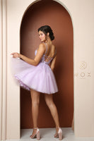 Style: T724 Homecoming Dress Short Sizes 00-16 Corn Flower, Lemon, Lilac, Fushia, Royal Blue