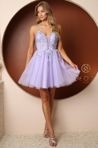 Style: T741 Homecoming Dress Lilac Sizes 00-16