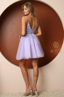 Style: T741 Homecoming Dress Lilac Sizes 00-16