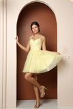 Style: T744 Bustier corset fit bodice and flare short dress gown 00-14 Lemon